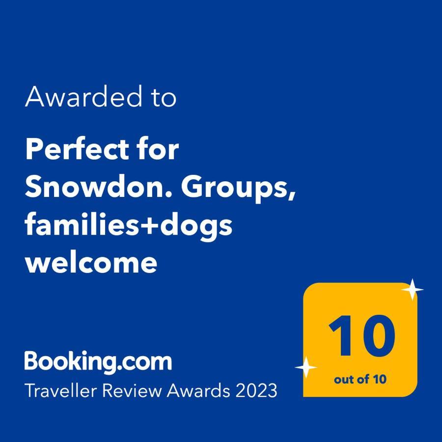 Perfect For Snowdon. Groups, Families+Dogs Welcome 란베리스 외부 사진